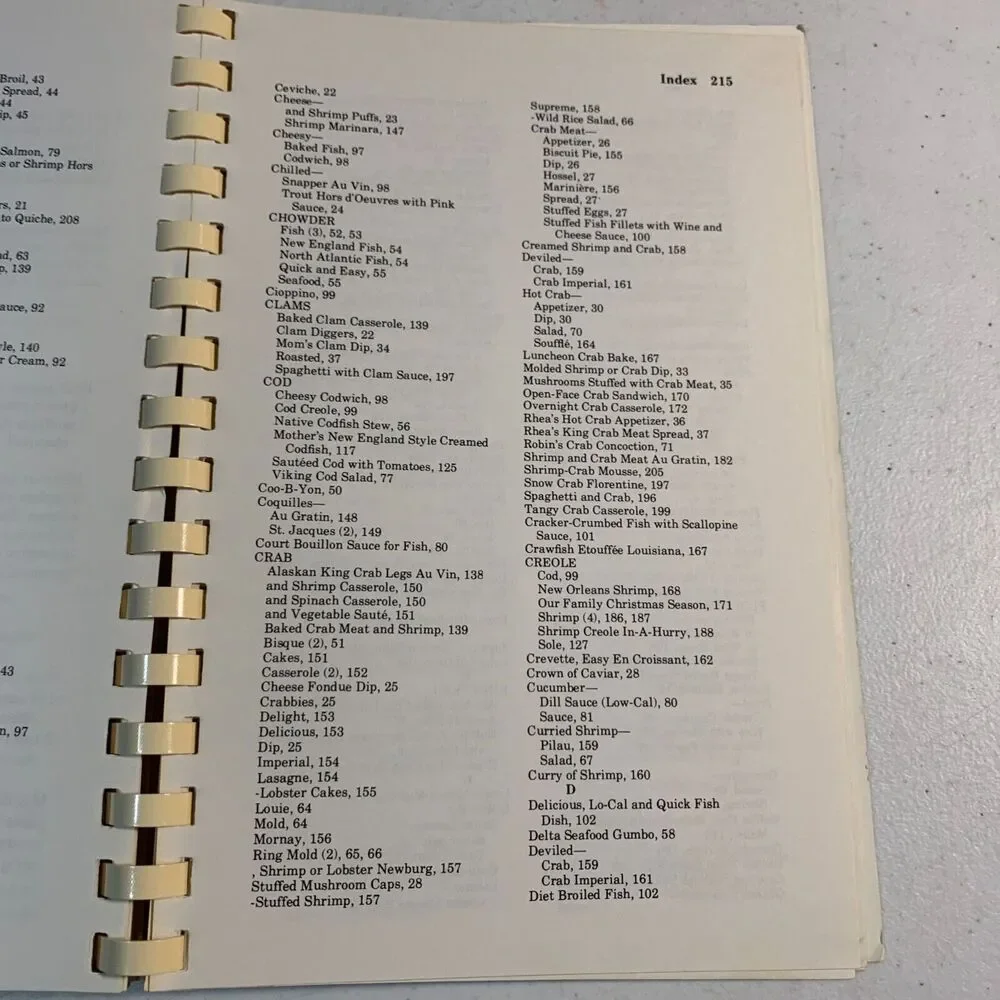 vintage cookbook Galley Greats fish seafood 1982 National Fisheries Institute